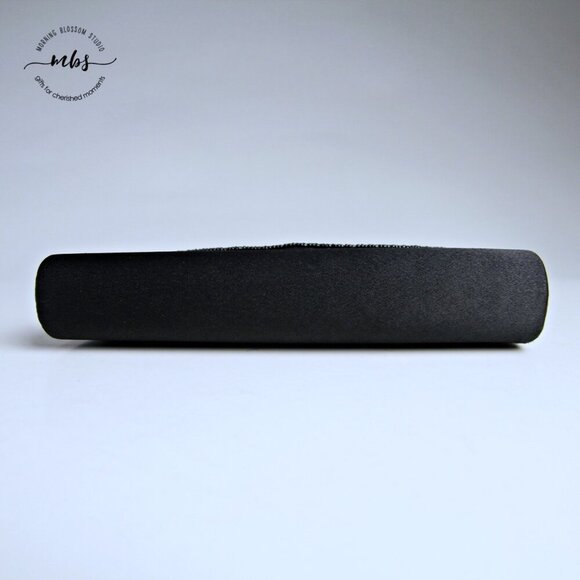 Vintage Beaded Silver Chain Strap Magnetic Closure Mini Shoulder Bag Clutch - Picture 5 of 12